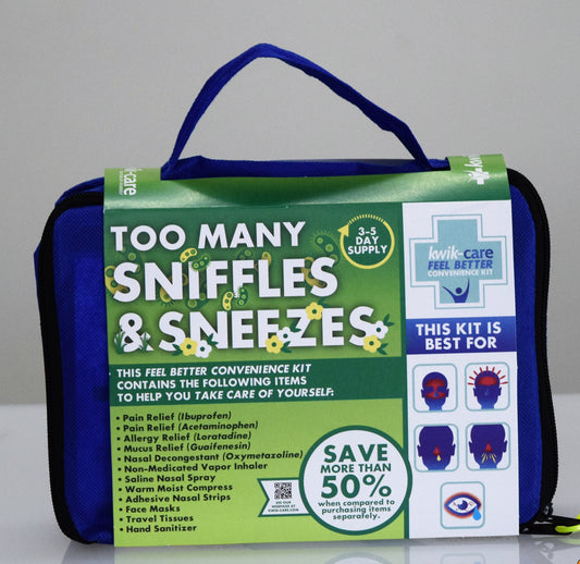 Too Many Sniffles & Sneezes Mini GET WELL GIFT PACK